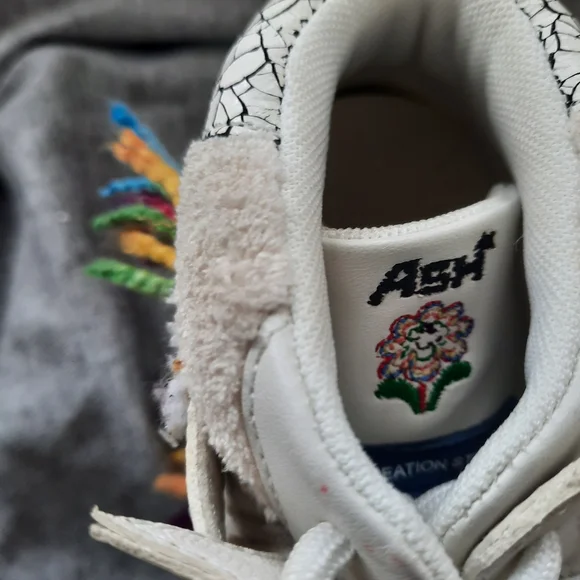 New AshParker Rainbow Mid-Top Sneakers